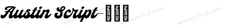 Austin Script字体转换